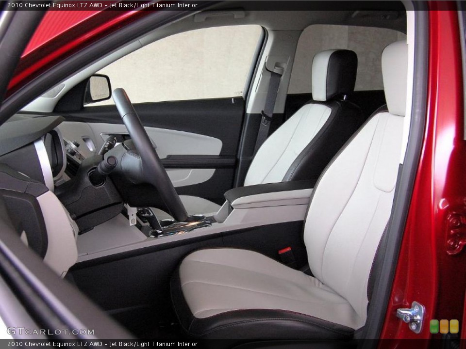 Jet Black/Light Titanium Interior Photo for the 2010 Chevrolet Equinox LTZ AWD #47940705