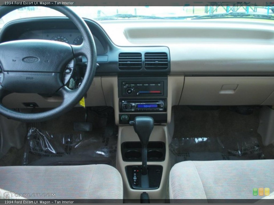 Tan Interior Dashboard for the 1994 Ford Escort LX Wagon #47941641