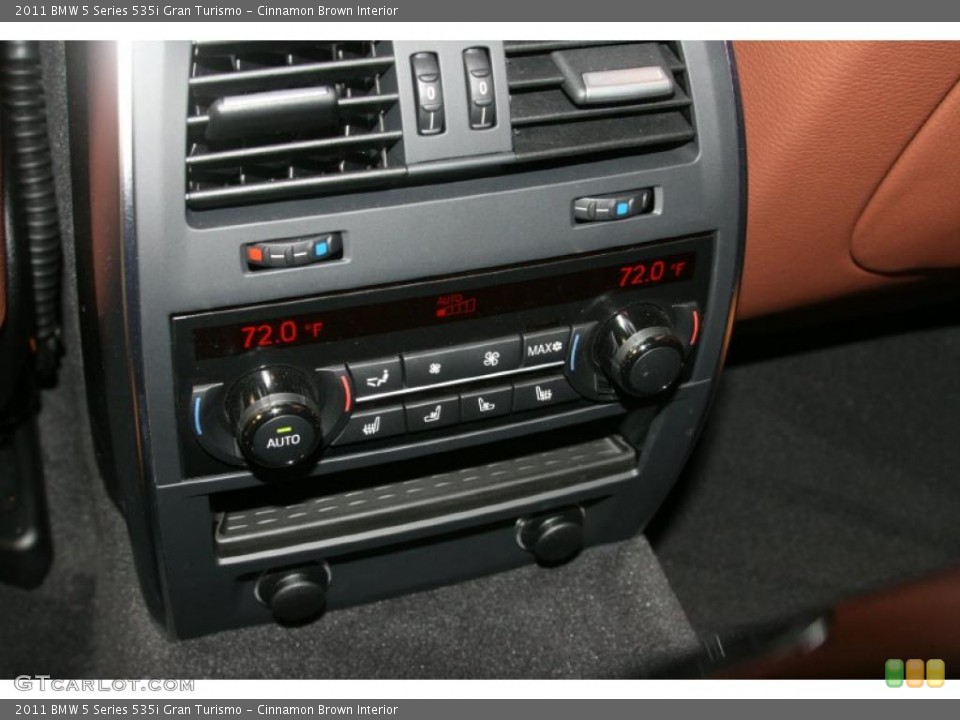 Cinnamon Brown Interior Controls for the 2011 BMW 5 Series 535i Gran Turismo #47943402