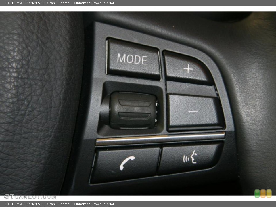 Cinnamon Brown Interior Controls for the 2011 BMW 5 Series 535i Gran Turismo #47943606