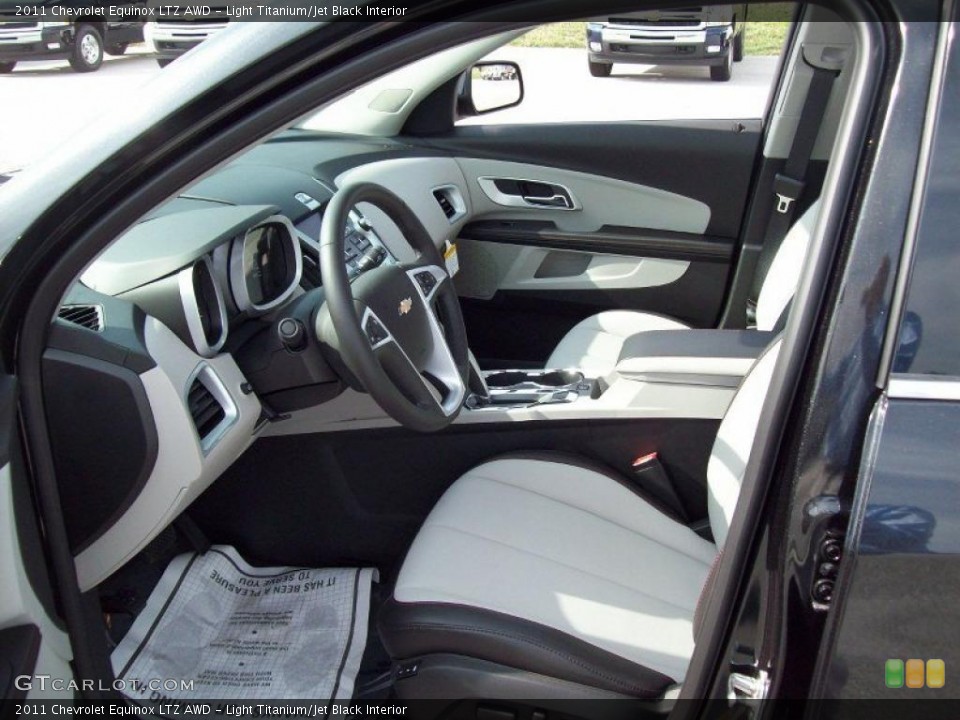 Light Titanium/Jet Black Interior Photo for the 2011 Chevrolet Equinox LTZ AWD #47944071