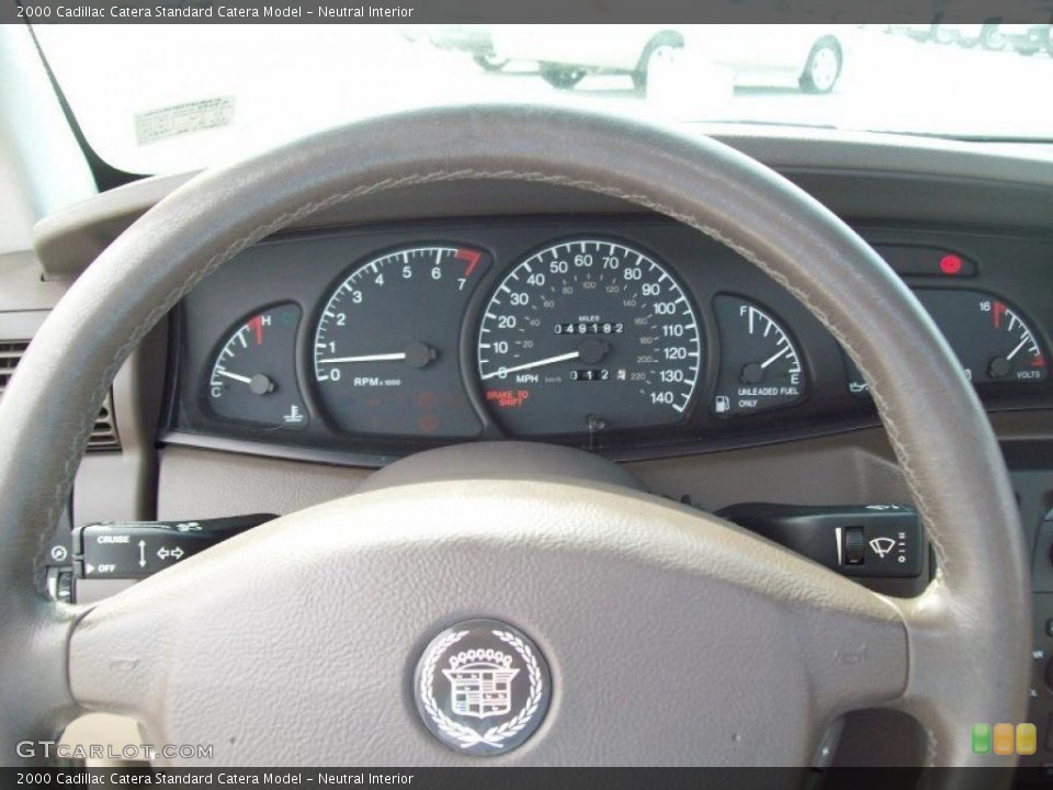 Neutral Interior Gauges for the 2000 Cadillac Catera  #47944485