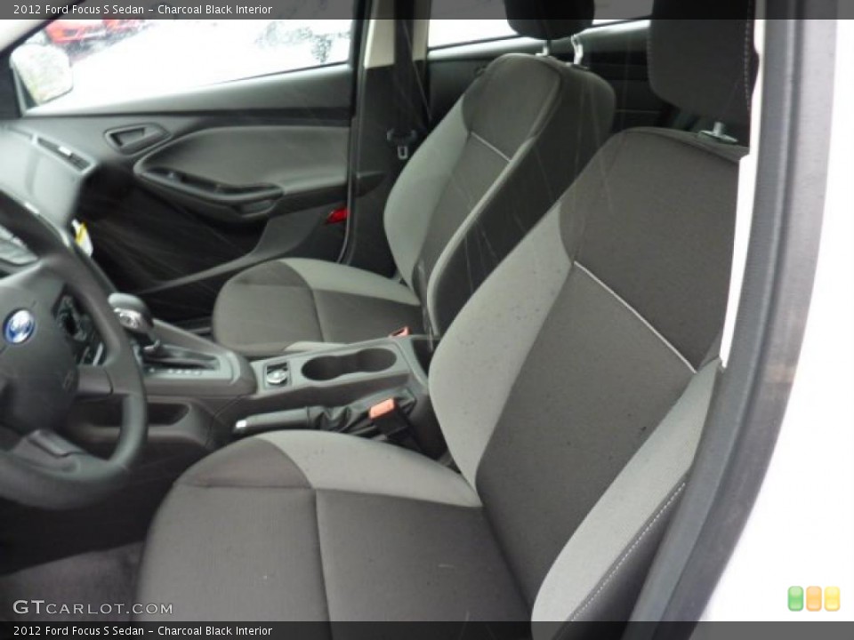 Charcoal Black Interior Photo for the 2012 Ford Focus S Sedan #47948763