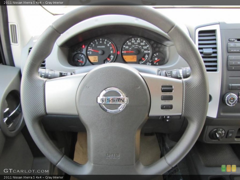 Gray Interior Steering Wheel for the 2011 Nissan Xterra S 4x4 #47949087
