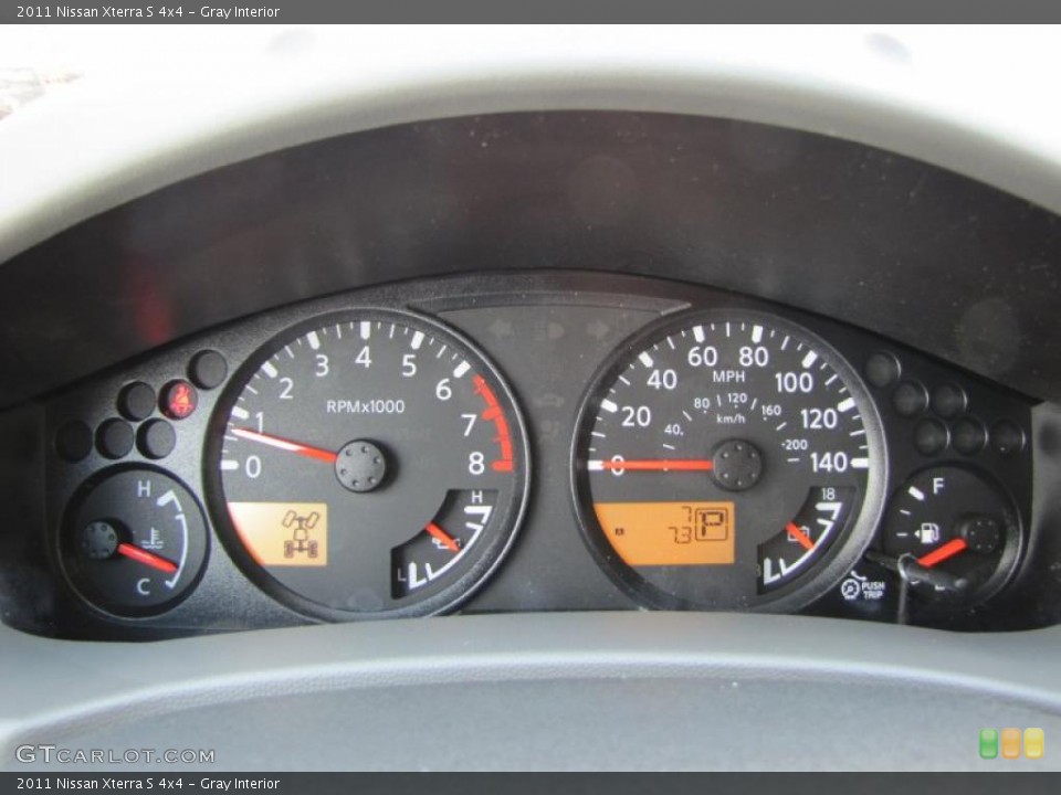 Gray Interior Gauges for the 2011 Nissan Xterra S 4x4 #47949099