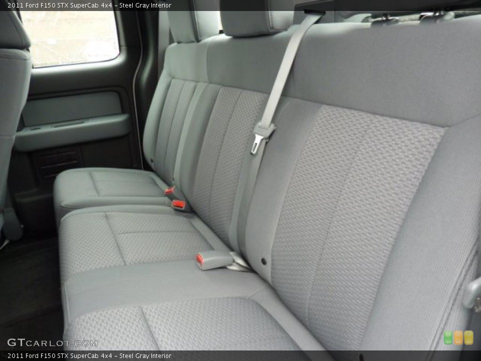 Steel Gray Interior Photo for the 2011 Ford F150 STX SuperCab 4x4 #47950407