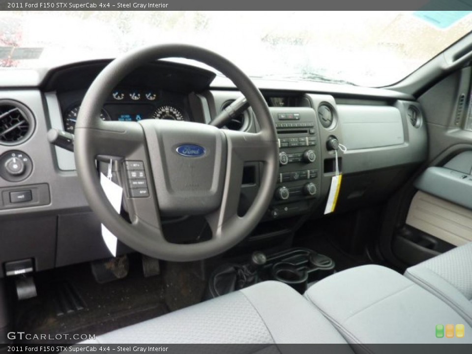 Steel Gray Interior Prime Interior for the 2011 Ford F150 STX SuperCab 4x4 #47950419