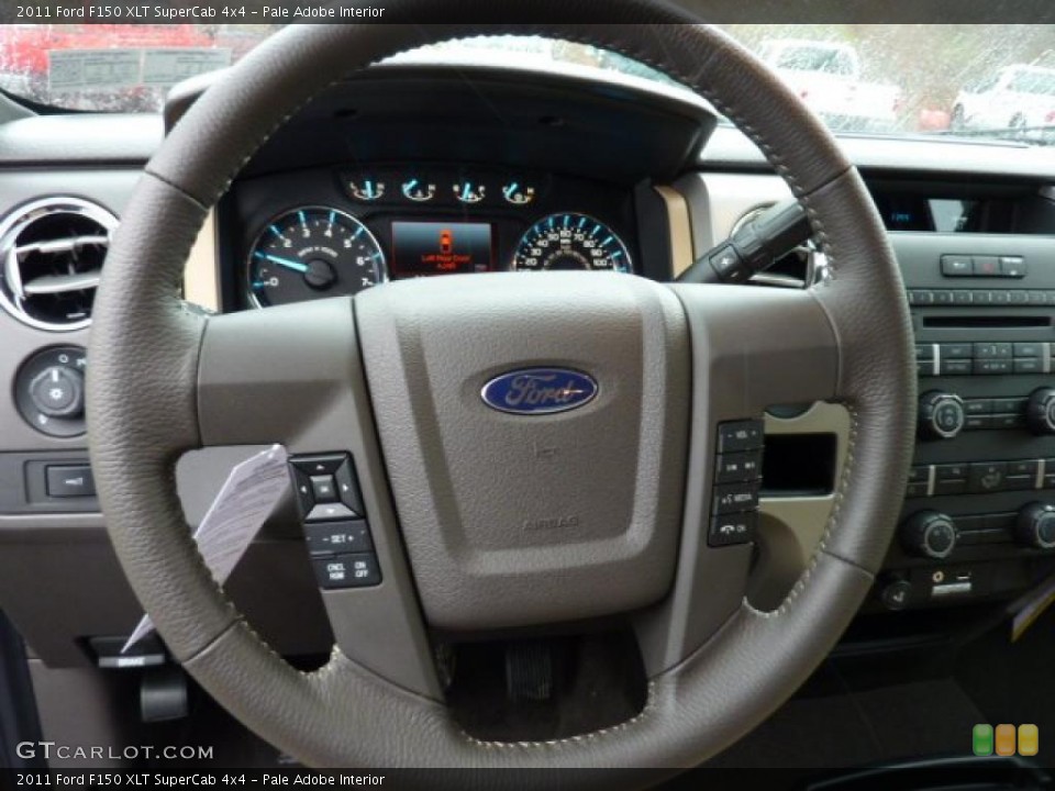 Pale Adobe Interior Steering Wheel for the 2011 Ford F150 XLT SuperCab 4x4 #47950605