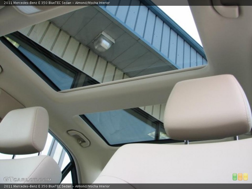 Almond/Mocha Interior Sunroof for the 2011 Mercedes-Benz E 350 BlueTEC Sedan #47953011