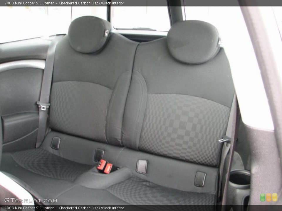 Checkered Carbon Black/Black Interior Photo for the 2008 Mini Cooper S Clubman #47954034