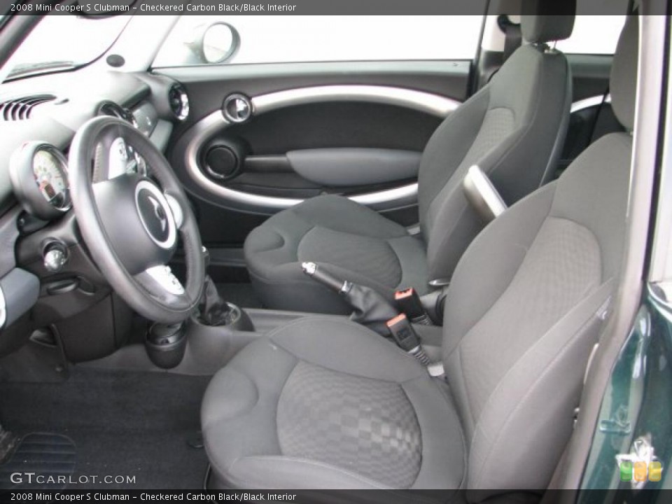 Checkered Carbon Black/Black Interior Photo for the 2008 Mini Cooper S Clubman #47954046