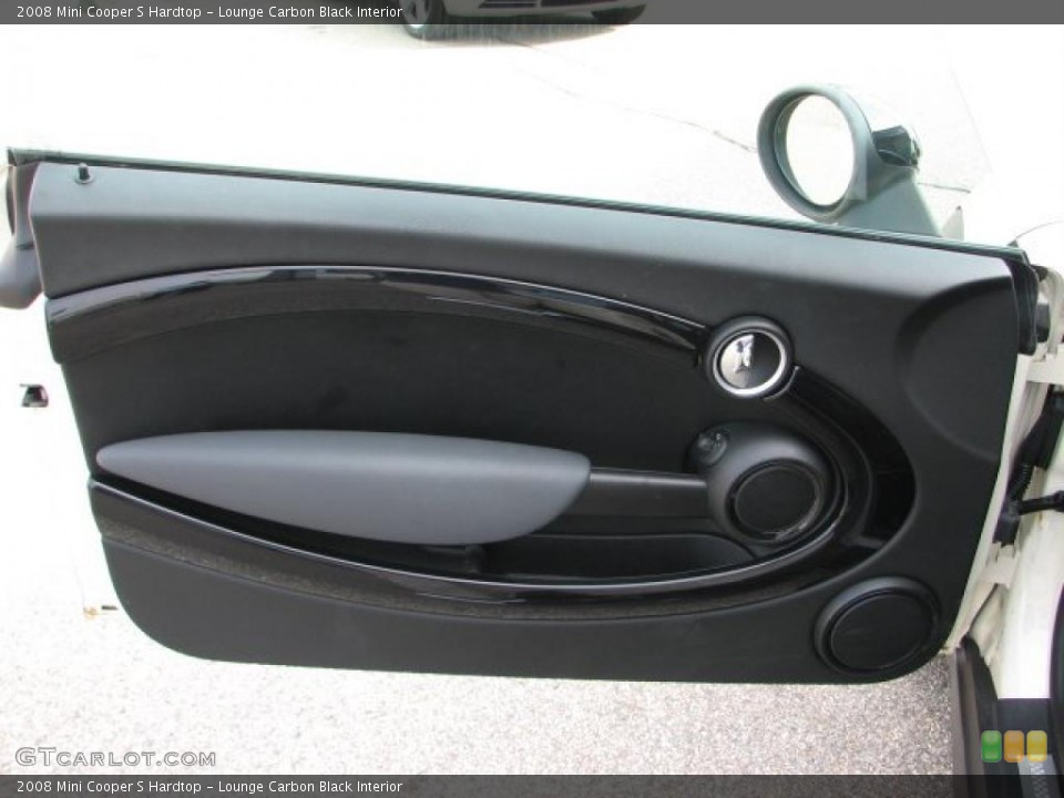 Lounge Carbon Black Interior Door Panel for the 2008 Mini Cooper S Hardtop #47954175