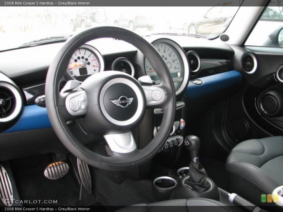 Grey/Black Interior Steering Wheel for the 2008 Mini Cooper S Hardtop #47954298