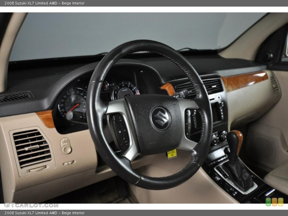 Beige Interior Dashboard for the 2008 Suzuki XL7 Limited AWD #47955780