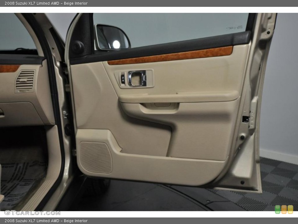 Beige Interior Door Panel for the 2008 Suzuki XL7 Limited AWD #47955960