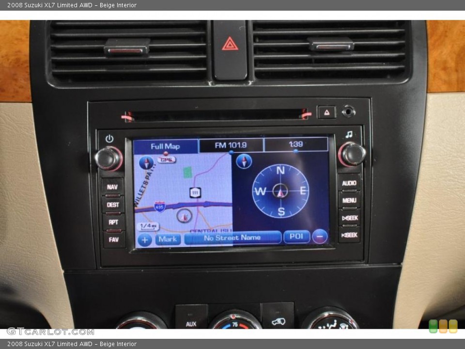 Beige Interior Navigation for the 2008 Suzuki XL7 Limited AWD #47956032