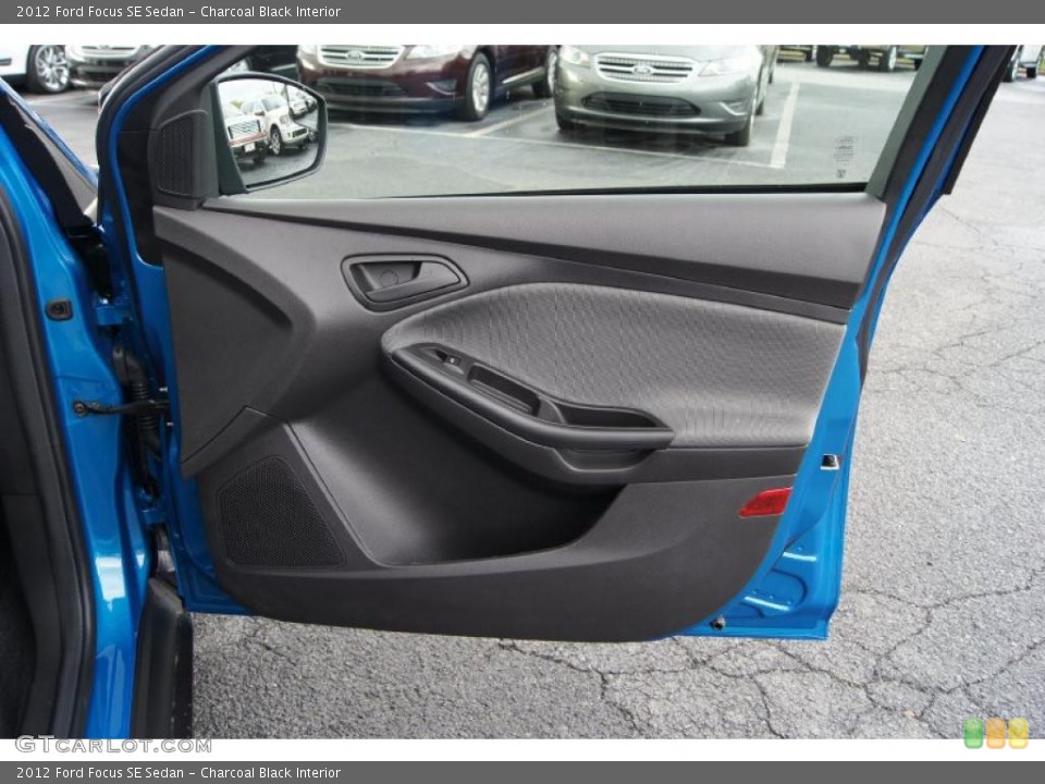 Charcoal Black Interior Door Panel for the 2012 Ford Focus SE Sedan #47956086