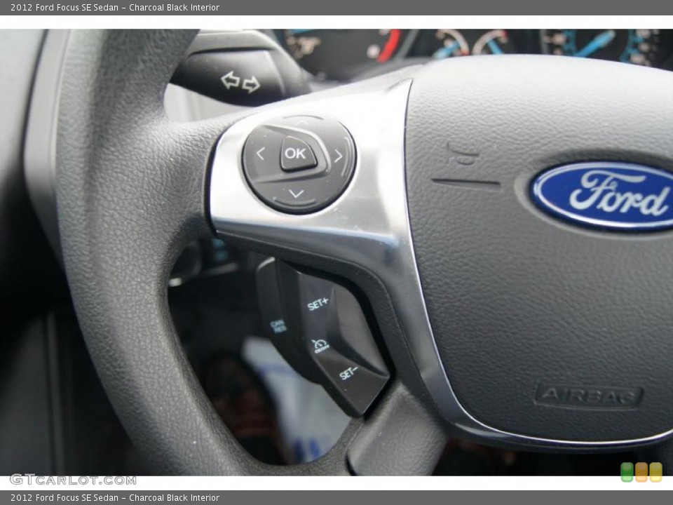 Charcoal Black Interior Controls for the 2012 Ford Focus SE Sedan #47956182