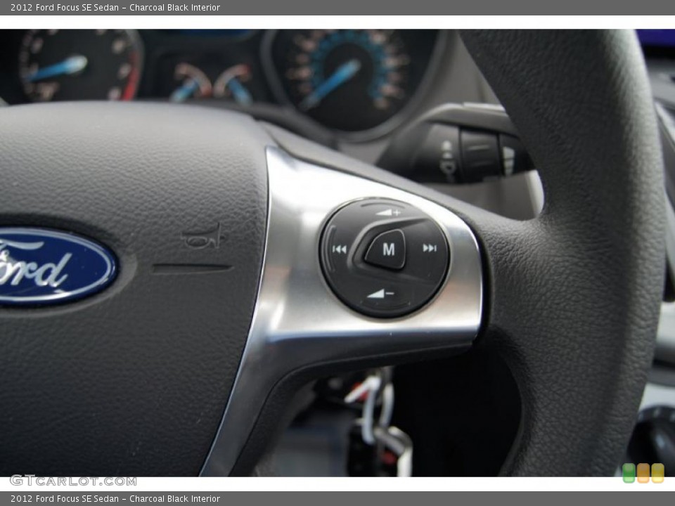 Charcoal Black Interior Controls for the 2012 Ford Focus SE Sedan #47956194