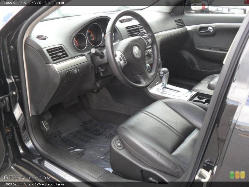 Black Interior Photo for the 2009 Saturn Aura XR V6 #47961804