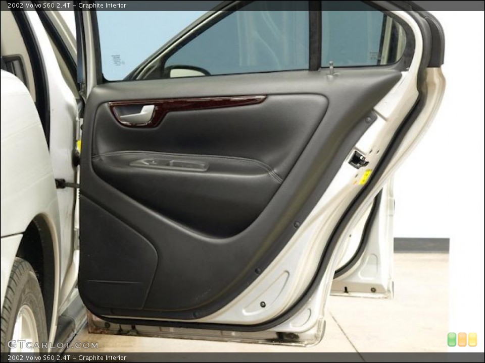 Graphite Interior Door Panel for the 2002 Volvo S60 2.4T #47962668