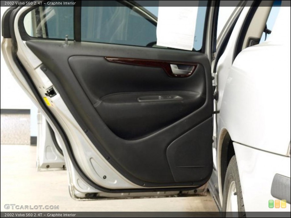 Graphite Interior Door Panel for the 2002 Volvo S60 2.4T #47962680