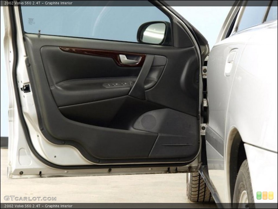 Graphite Interior Door Panel for the 2002 Volvo S60 2.4T #47962692