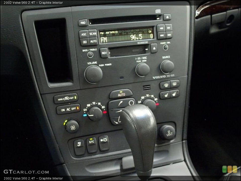 Graphite Interior Controls for the 2002 Volvo S60 2.4T #47962698