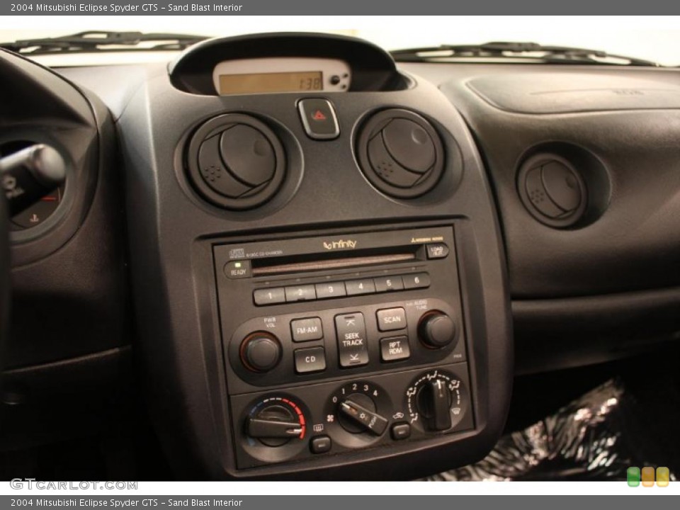 Sand Blast Interior Controls for the 2004 Mitsubishi Eclipse Spyder GTS #47963202