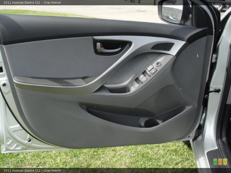 Gray Interior Door Panel for the 2011 Hyundai Elantra GLS #47967263