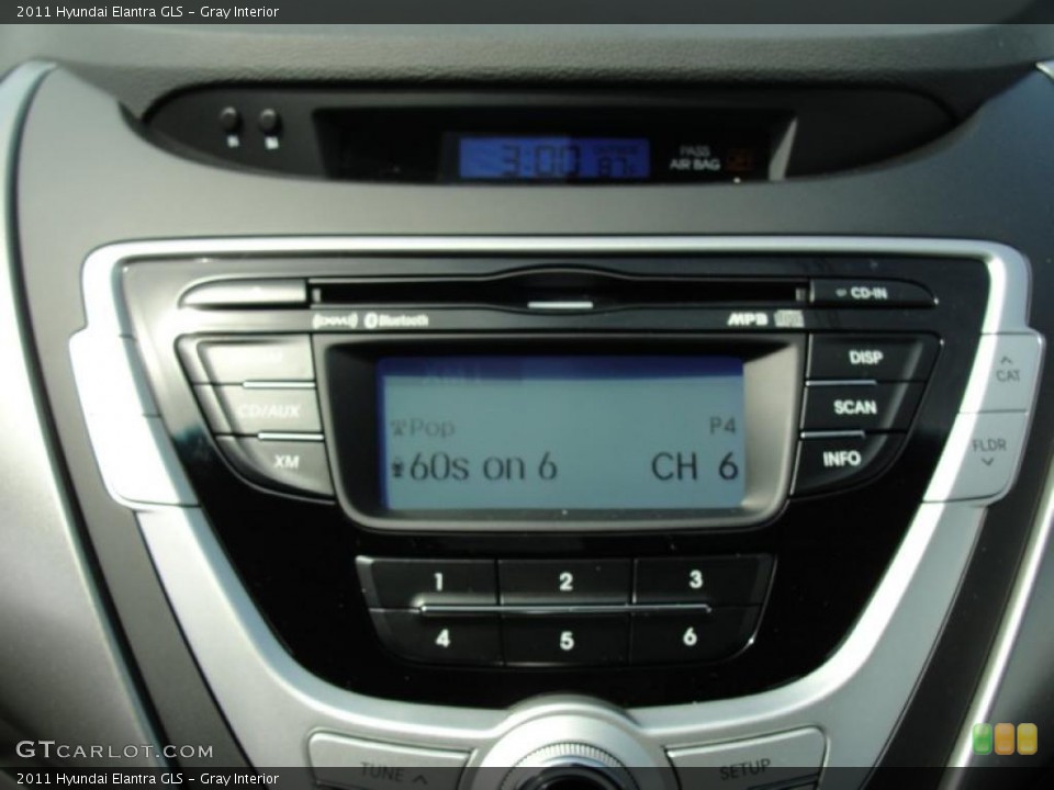 Gray Interior Controls for the 2011 Hyundai Elantra GLS #47967359