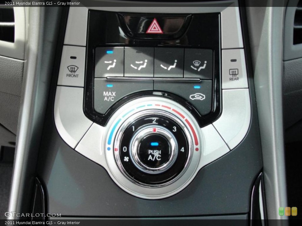 Gray Interior Controls for the 2011 Hyundai Elantra GLS #47967389
