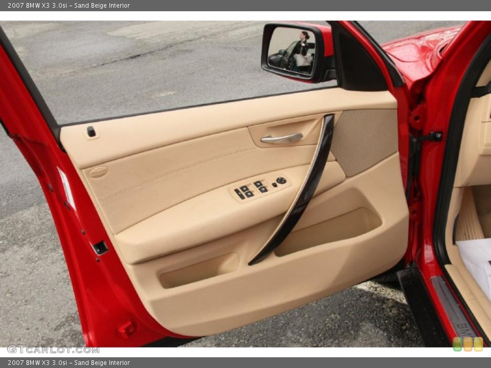 Sand Beige Interior Door Panel for the 2007 BMW X3 3.0si #47973305