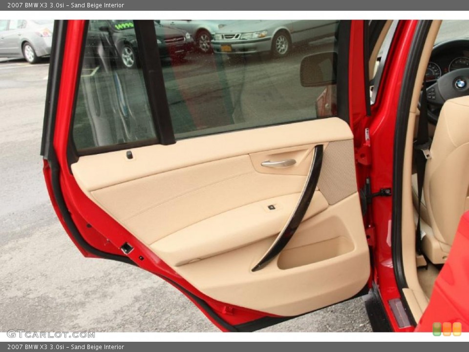 Sand Beige Interior Door Panel for the 2007 BMW X3 3.0si #47973323