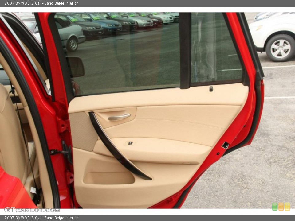 Sand Beige Interior Door Panel for the 2007 BMW X3 3.0si #47973338