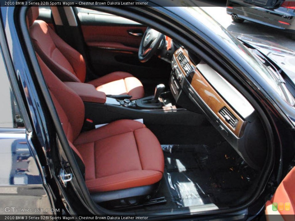 Chestnut Brown Dakota Leather Interior Photo for the 2010 BMW 3 Series 328i Sports Wagon #47974439