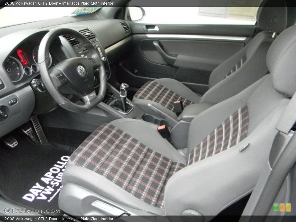 Interlagos Plaid Cloth Interior Photo for the 2008 Volkswagen GTI 2 Door #47978681
