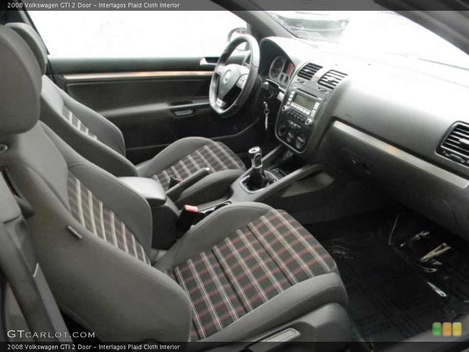 Interlagos Plaid Cloth Interior Photo for the 2008 Volkswagen GTI 2 Door #47978696