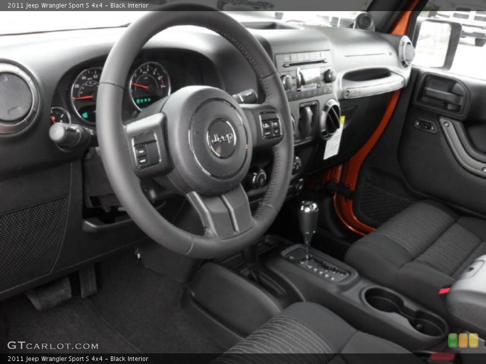 Black Interior Photo for the 2011 Jeep Wrangler Sport S 4x4 #47978720
