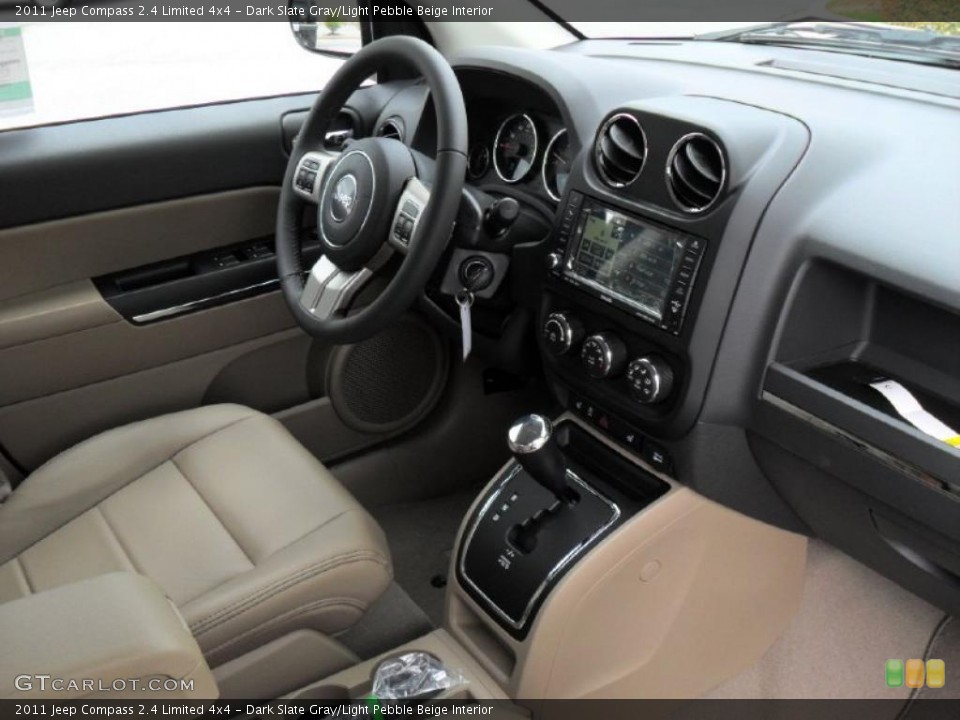 Dark Slate Gray/Light Pebble Beige Interior Photo for the 2011 Jeep Compass 2.4 Limited 4x4 #47979398