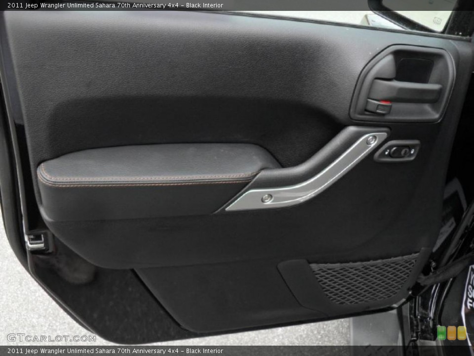 Black Interior Door Panel for the 2011 Jeep Wrangler Unlimited Sahara 70th Anniversary 4x4 #47979623