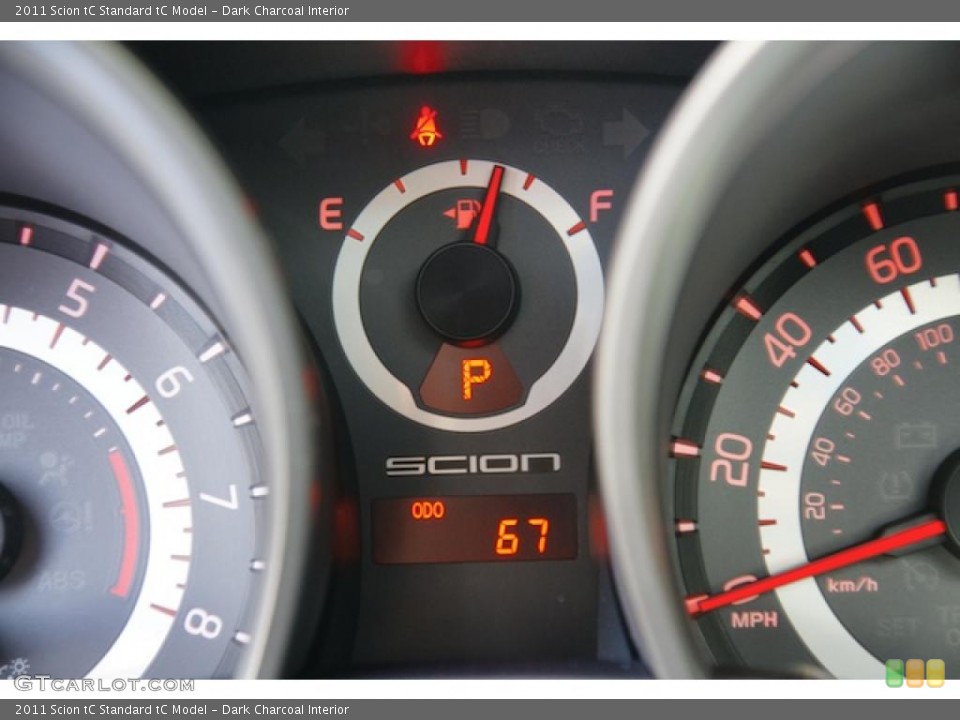 Dark Charcoal Interior Gauges for the 2011 Scion tC  #47982128