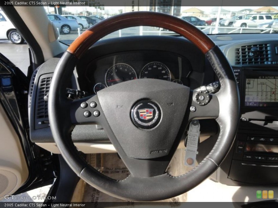Light Neutral Interior Steering Wheel for the 2005 Cadillac CTS Sedan #47982938