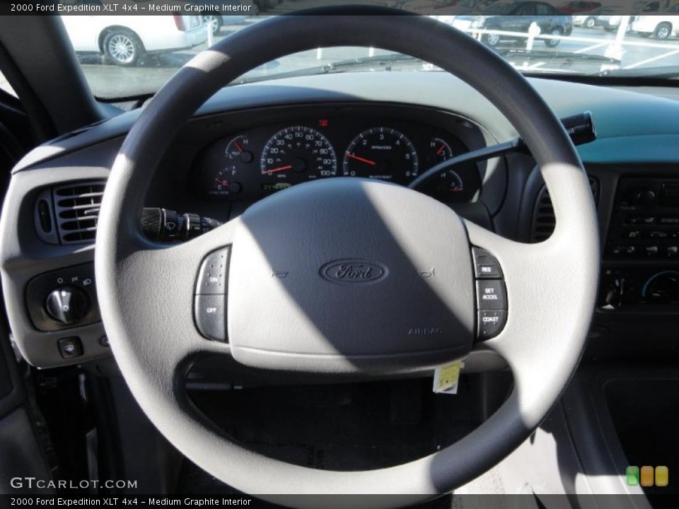 Medium Graphite Interior Steering Wheel for the 2000 Ford Expedition XLT 4x4 #47983895