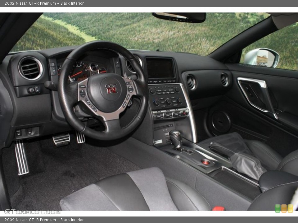 Black Interior Prime Interior for the 2009 Nissan GT-R Premium #47984738