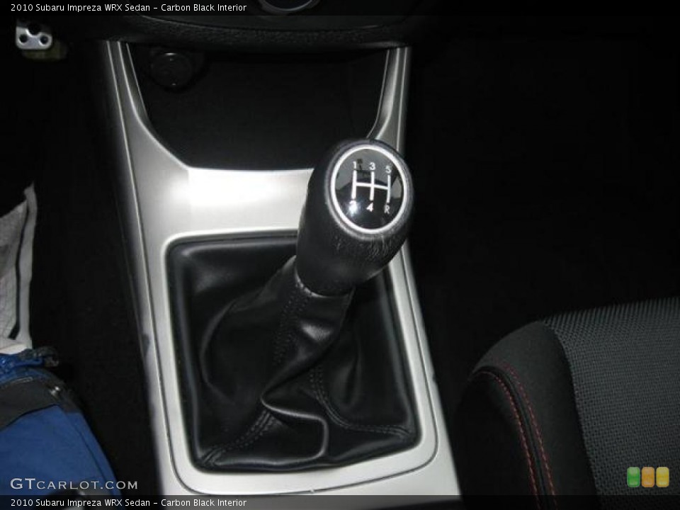 Carbon Black Interior Transmission for the 2010 Subaru Impreza WRX Sedan #47985602
