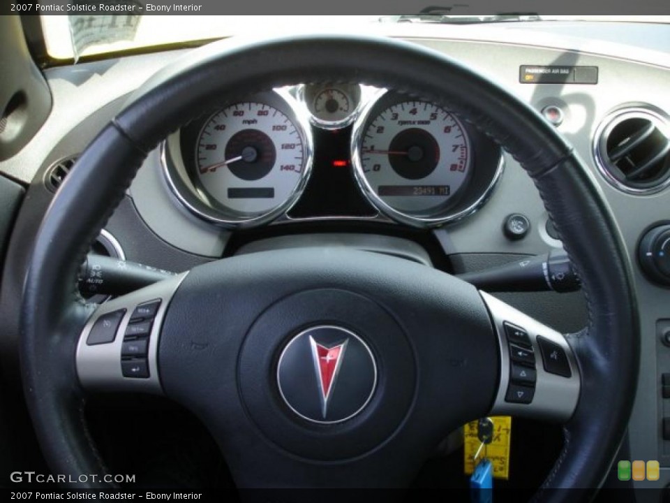 Ebony Interior Gauges for the 2007 Pontiac Solstice Roadster #47988006