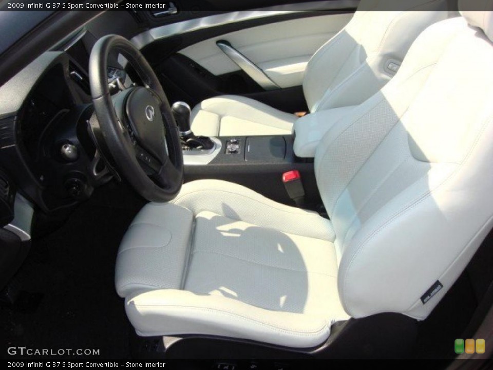 Stone Interior Photo for the 2009 Infiniti G 37 S Sport Convertible #47991444