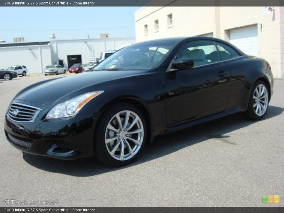 Stone Interior Photo for the 2009 Infiniti G 37 S Sport Convertible #47991726