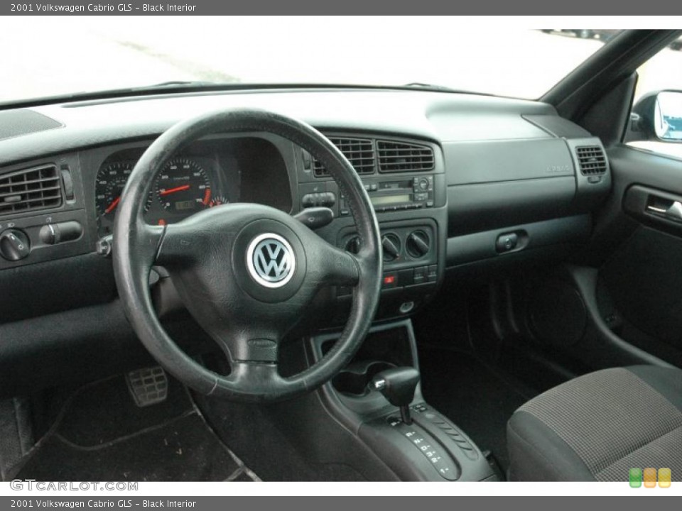 Black 2001 Volkswagen Cabrio Interiors
